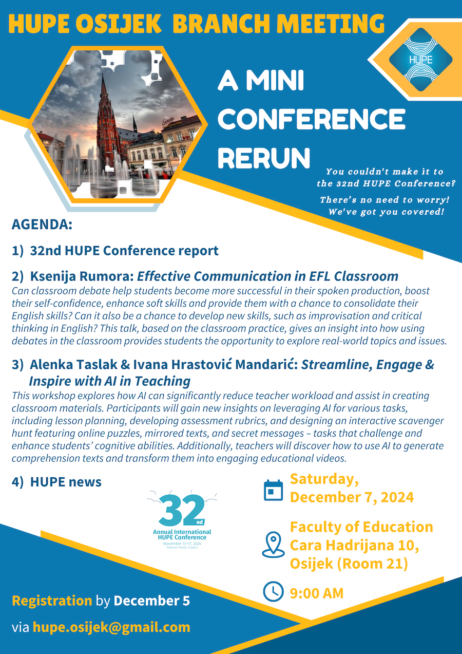 1st HUPE Osijek meeting 2025