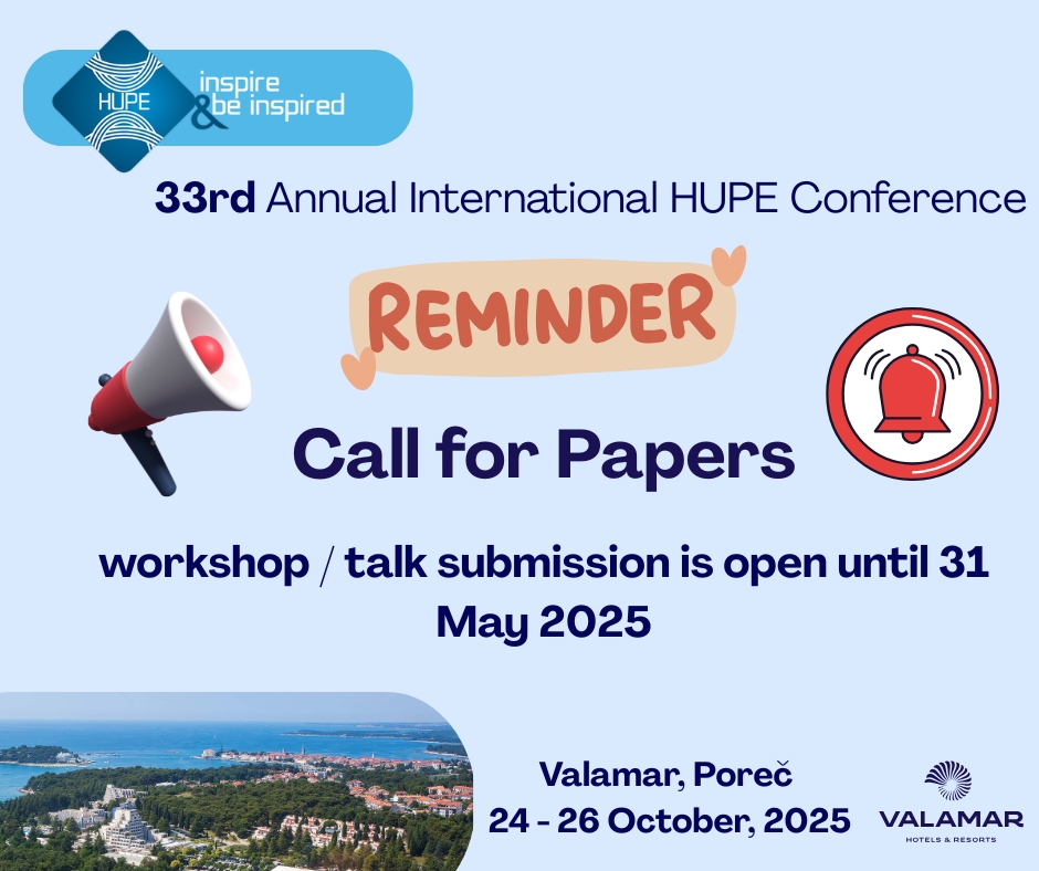 Call for papers reminder