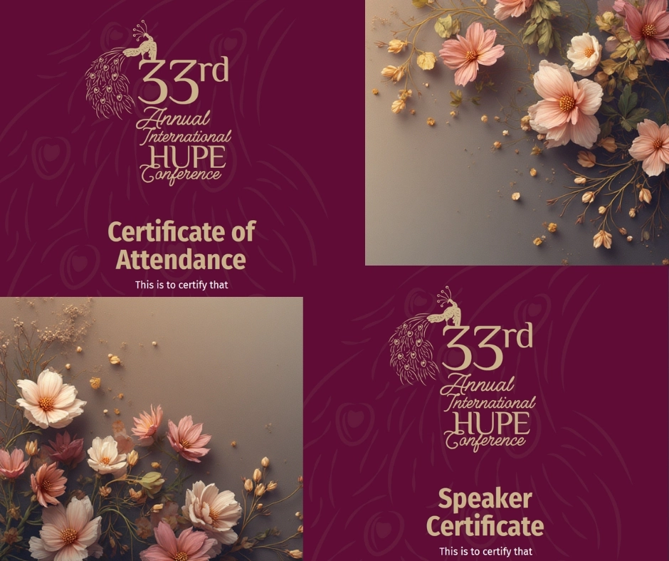 Digital certificates for the conference